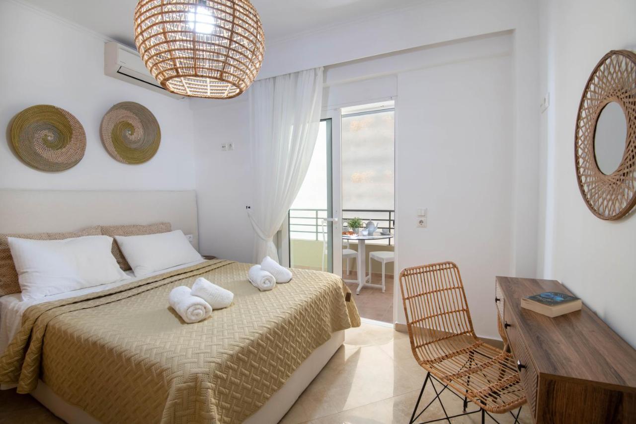 Helen Luxury Holiday House With Sea View Rethymno Exterior foto